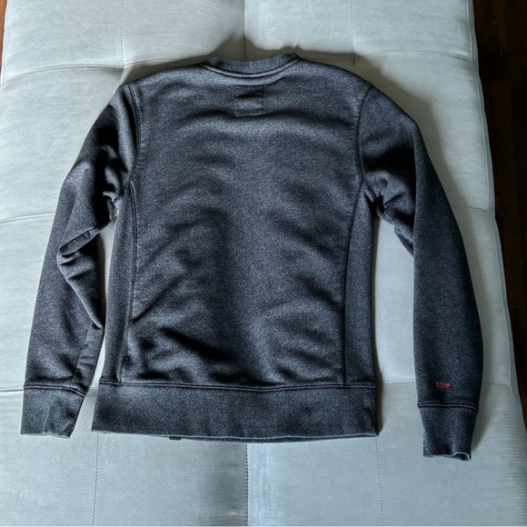 New Era Crew Neck Pullover Sweatshirt Gray Size S - Picture 8 of 8